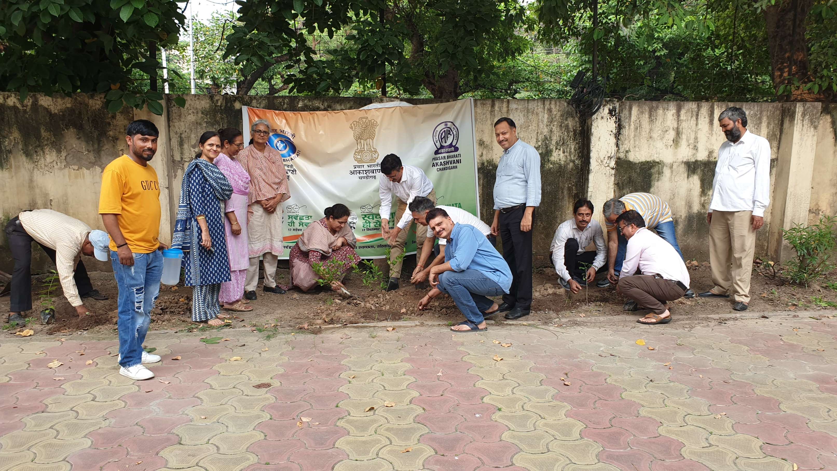 "Plant a tree" campaign by Akashwani Chandigarh